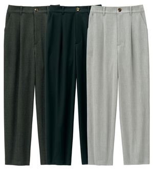 ルフラン（ルフラン）の「【３本組】カーブが決め手！裾ダーツパンツ（フルレングスパンツ）」｜3本組