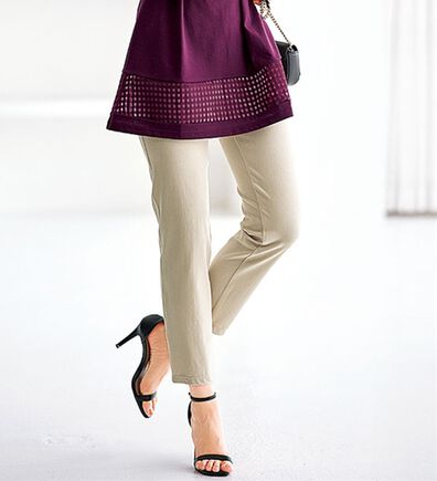 BELLUNA（ベルーナ）の「グーンと伸びる！ひんやりフローズンパンツ（フルレングスパンツ）」