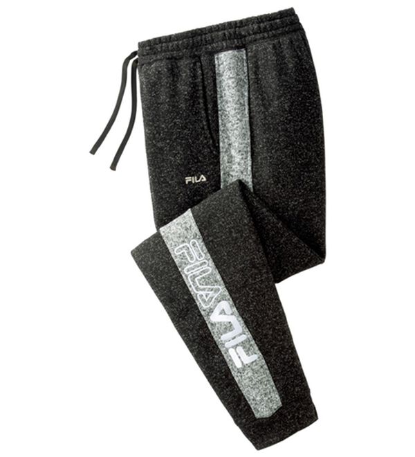 「【３本組】＜フィラ＞ニットフリース暖かアクティブパンツ（メンズフルレングスパンツ）」｜詳細画像