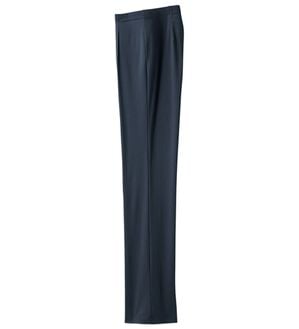ルフラン（ルフラン）の「日本製すっきりチュニックパンツ（フルレングスパンツ）」｜ネイビー