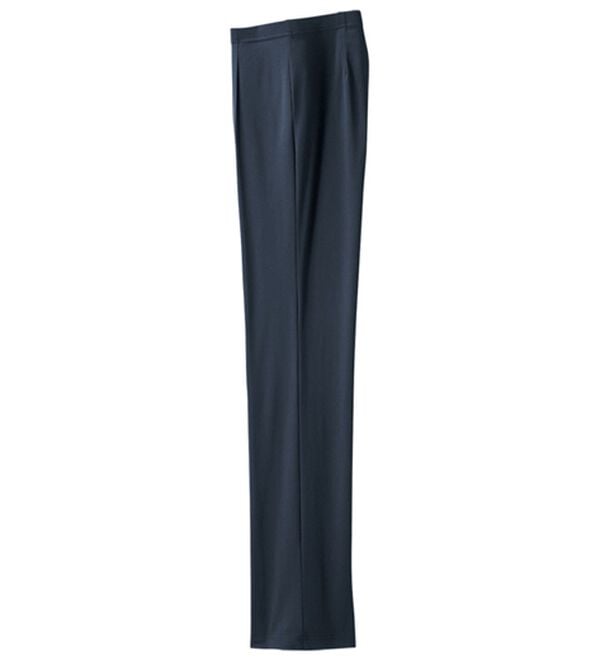 ルフラン（ルフラン）の「日本製すっきりチュニックパンツ（フルレングスパンツ）」｜ネイビー