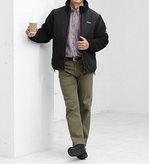 「＜バイロフト（Ｒ）＞カシミヤタッチネルシャツ（メンズシャツ）」｜詳細画像