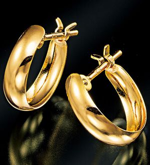 ルフラン（ルフラン）の「１８金・プラチナフープピアス（イヤリング・ピアス）」｜詳細画像