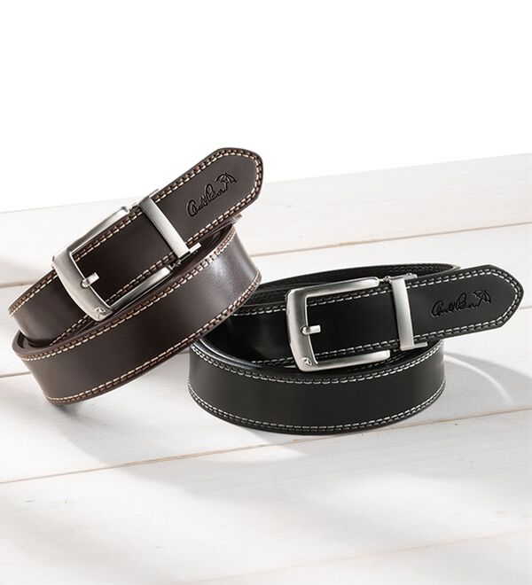 「【２本組】＜アーノルド　パーマー＞ダブルステッチベルト（メンズベルト）」｜詳細画像