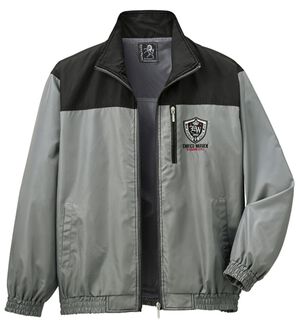 「ブランドデザイン　裏メッシュブルゾン（メンズブルゾン）」｜グレー