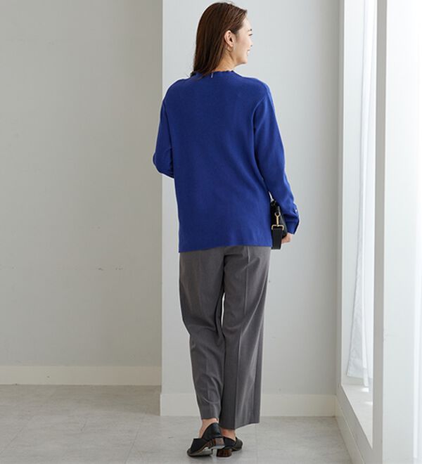 BELLUNA（ベルーナ）の「もちもち袖ボタンニットプルオーバー（ニット・セーター）」｜詳細画像