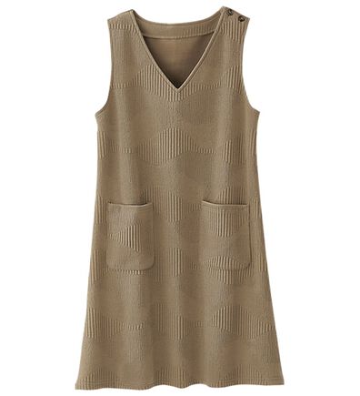 BELLUNA（ベルーナ）の「波柄ジャカードジャンパードレス（チュニックワンピース）」