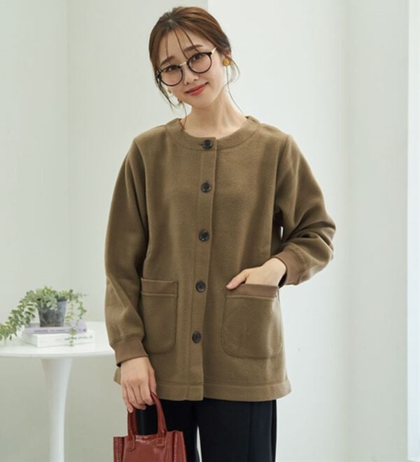 BELLUNA（ベルーナ）の「毎日着られる！快適フリースジャケット（セットアップ）」｜詳細画像