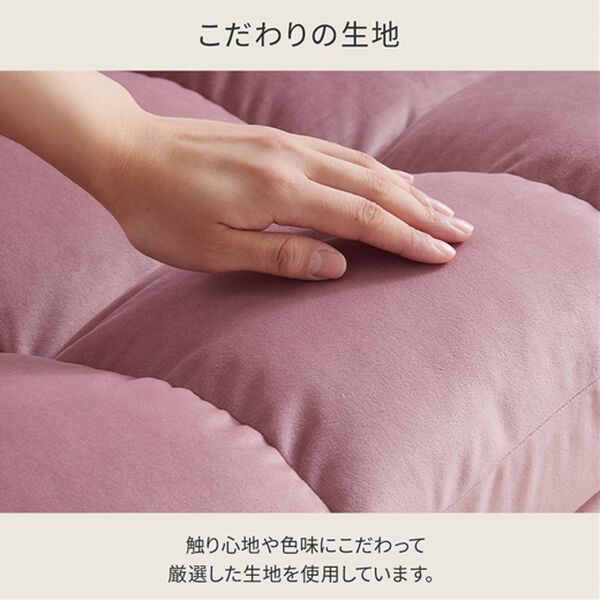 iellio（イエリオ）の「コンパクト脚付ふかふかカウチソファ　ＬＩＲＡＫＵ＜コンパクトソファ・ローソファ・１人掛け・２人掛け・一人暮らし・新生活＞（ソファ）」｜詳細画像