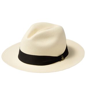 「ハンドメイド！パナマハット（メンズ帽子）」｜ホワイト