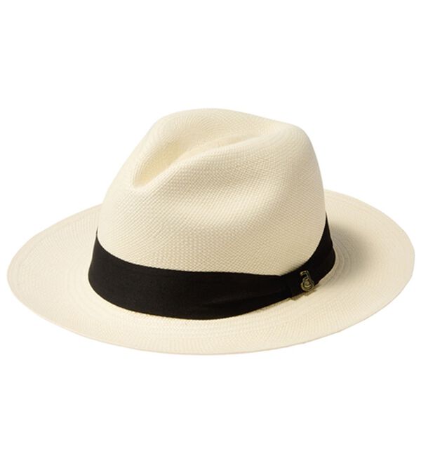 「ハンドメイド！パナマハット（メンズ帽子）」｜ホワイト