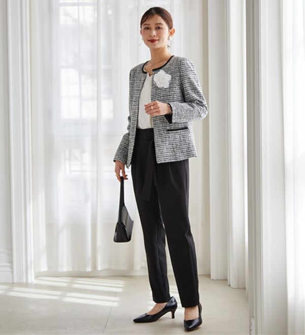 RANAN（ラナン）の「【４点セット】入学式卒業式に！選べるボトムスーツセット（パンツスーツ）」｜詳細画像