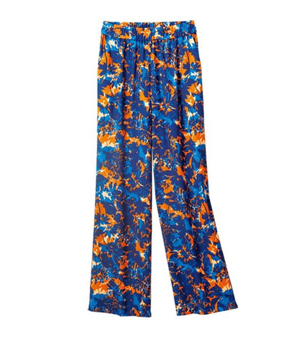 VINNO（ヴィノ）の「ニュアンスプリントイージーワイドパンツ（ワイドパンツ・ガウチョ）」｜詳細画像