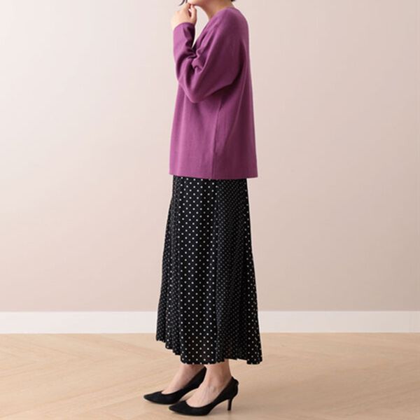 BELLUNA（ベルーナ）の「センターシームニットプルオーバー（ニット・セーター）」｜詳細画像