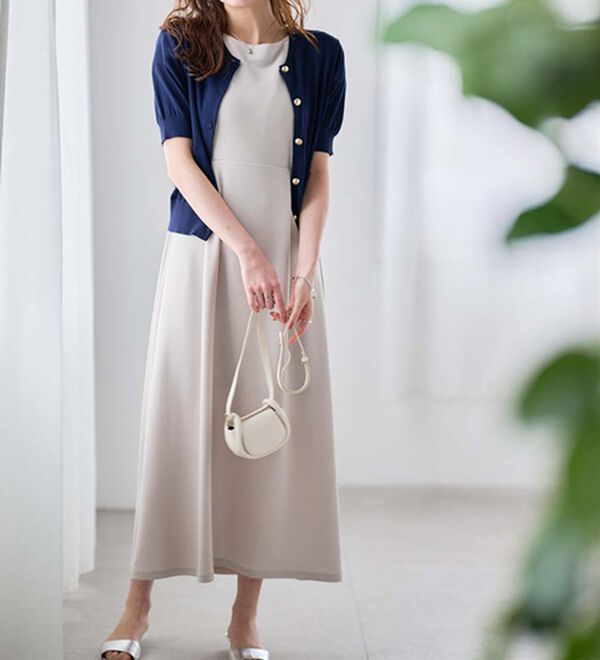 RANAN（ラナン）の「上品見えバックギャザーワンピース（その他ワンピース）」｜詳細画像