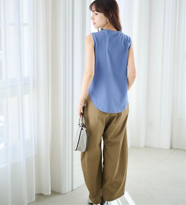 RANAN（ラナン）の「＜BC＞綿100％ひんやりタンクトップ（カットソー）」｜詳細画像