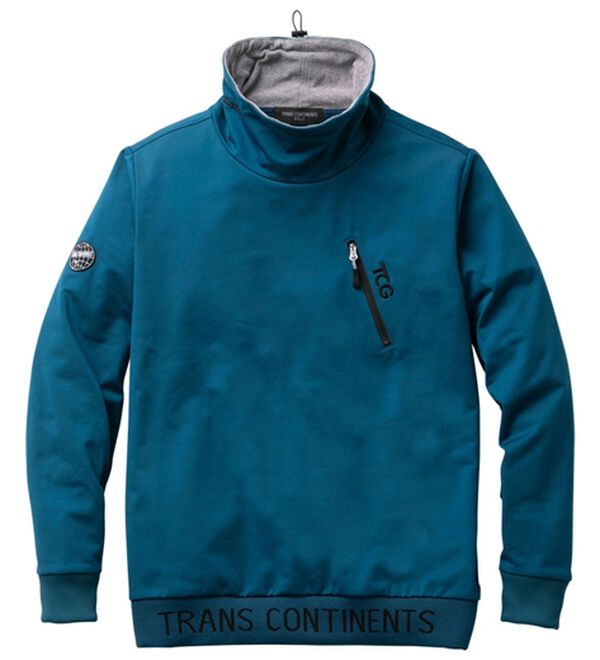 「＜トランスコンチネンツゴルフ＞ネックウォームウインドブレーカー（メンズトレーナー）」｜詳細画像