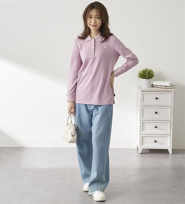 BELLUNA（ベルーナ）の「【ＰＯＬＯ　ＢＣＳ】裏起毛かのこポロシャツ（ポロシャツ）」｜詳細画像