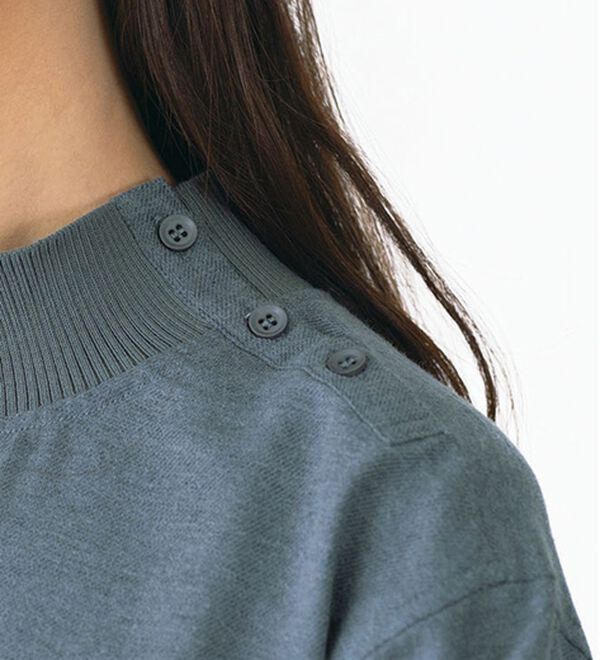 ルフラン（ルフラン）の「【２色組】リブ使いのほんわかブラウス（ブラウス）」｜詳細画像