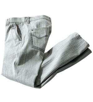 「＜ダンロップ・リファインド＞エレガントデザインパンツ（メンズフルレングスパンツ）」｜グレー