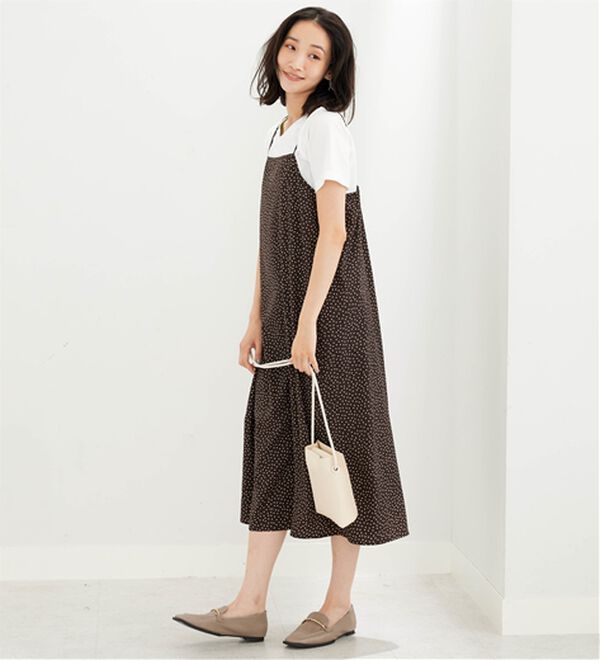 BELLUNA（ベルーナ）の「迷わず決まる！キャミワンピースセット（その他ワンピース）」｜詳細画像