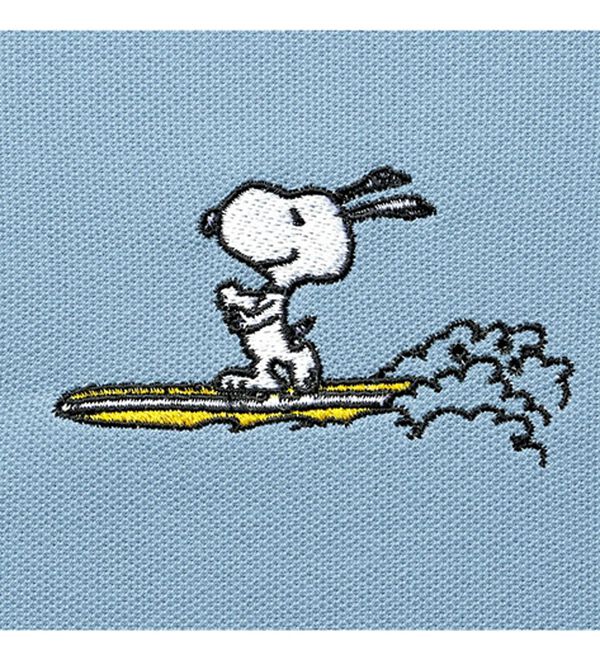 BELLUNA（ベルーナ）の「スヌーピー刺しゅうポロチュニック（ポロシャツ）」｜詳細画像