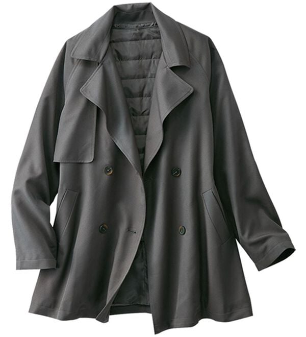 BELLUNA（ベルーナ）の「花粉対策！ライナー付ミドル丈トレンチコート（ハーフコート）」｜詳細画像