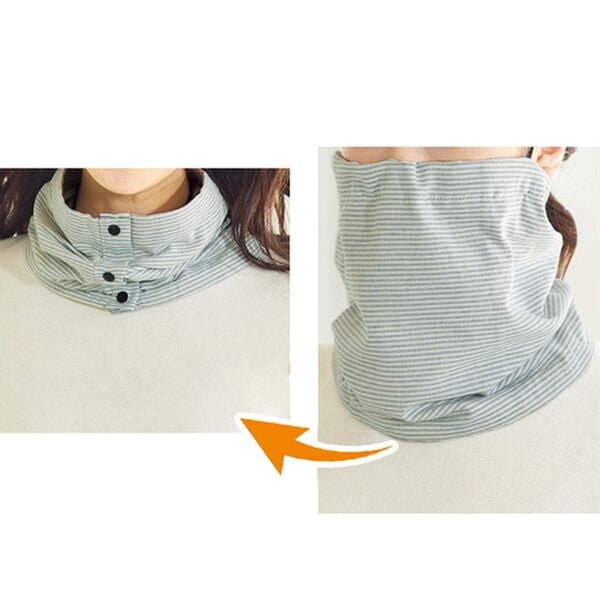 BELLUNA（ベルーナ）の「抗菌フェイスガードになる２ＷＡＹスヌード（ストール・スカーフ・マフラー）」｜詳細画像