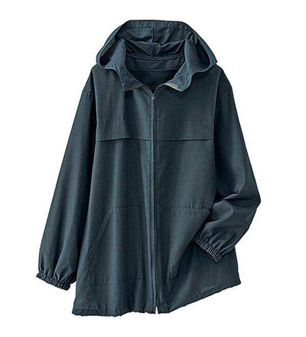 BELLUNA（ベルーナ）の「シアー素材ポケッタブルパーカー（パーカー）」｜詳細画像