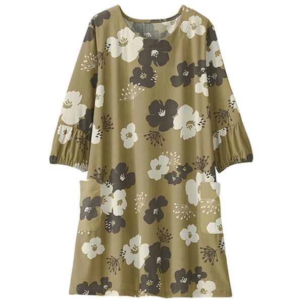 BELLUNA（ベルーナ）の「ひんやり冷感素材花柄プリントチュニック（チュニック）」｜詳細画像