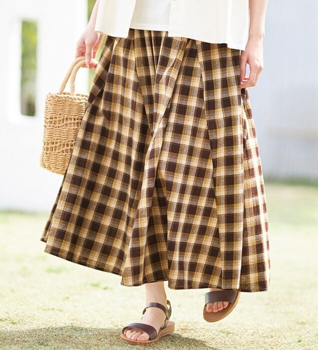 ミシェルマカロン　フレアチェックスカート　♥︎レッド♥︎　XSサイズ　残り2 ミシェルマカロン フレアチェックスカート ♥︎レッド♥︎ XSサイズ