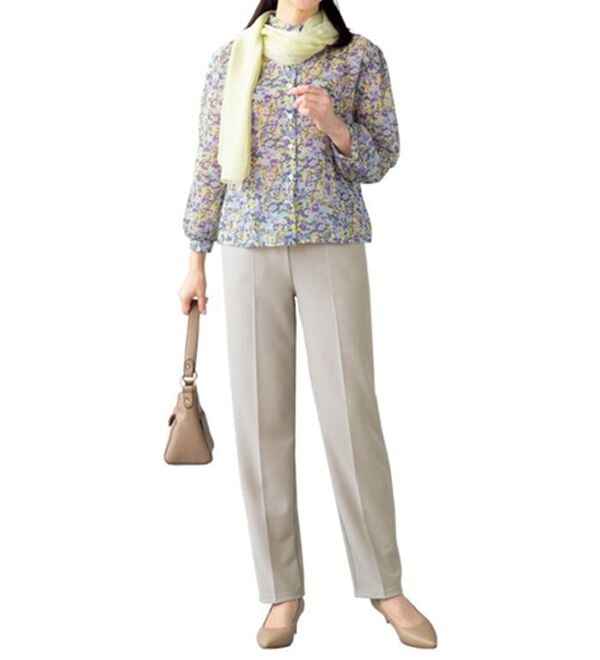 ルフラン（ルフラン）の「【３本組】日本製素肌にさらりパンツ（フルレングスパンツ）」｜詳細画像