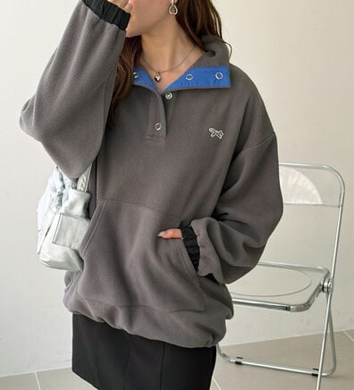 GeeRA（ジーラ）の「【ＰＥＮＮＥＹＳ】配色フリースプルオーバー（トレーナー・スウェット）」