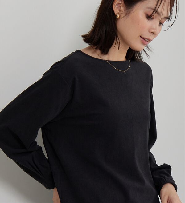 BELLUNA（ベルーナ）の「ふんわりコーデュロイ素材プルオーバー（カットソー）」｜詳細画像