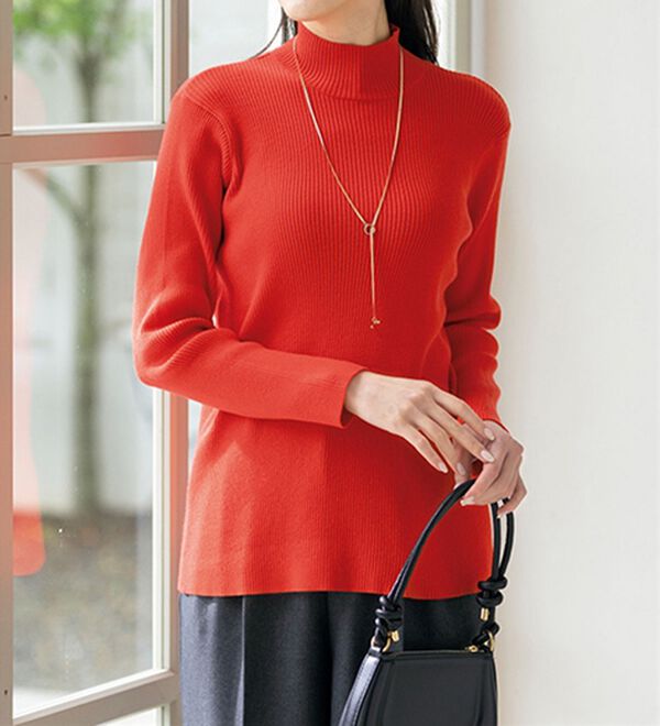 ルフラン（ルフラン）の「重ね着にぴったり！ミセスの為のリブニット（ニット・セーター）」｜詳細画像