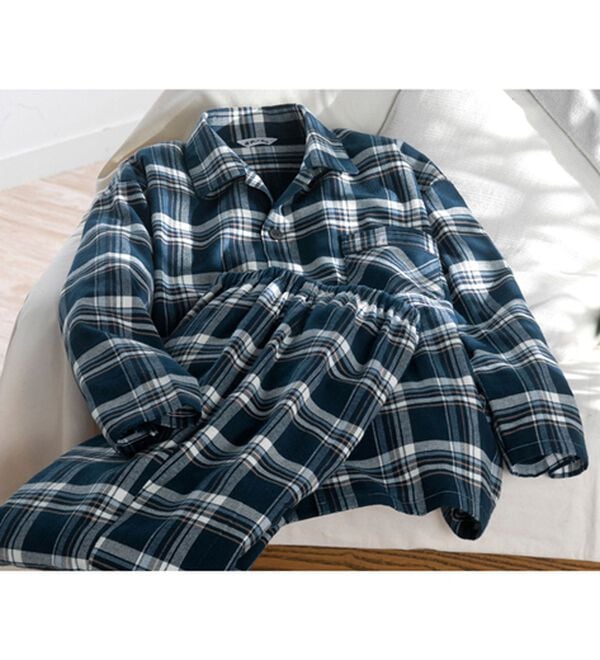 「日本製わたに包まれる無撚糸パジャマ（メンズルームウェア）」｜詳細画像