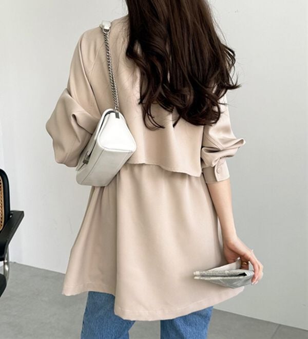 GeeRA（ジーラ）の「ケープデザインミドル丈マンパー（ブルゾン）」｜詳細画像