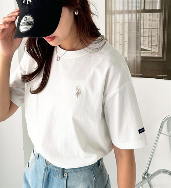 GeeRA（ジーラ）の「【Ｕ．Ｓ．　ＰＯＬＯ　ＡＳＳＮ．】カラーTシャツ（Tシャツ）」｜詳細画像
