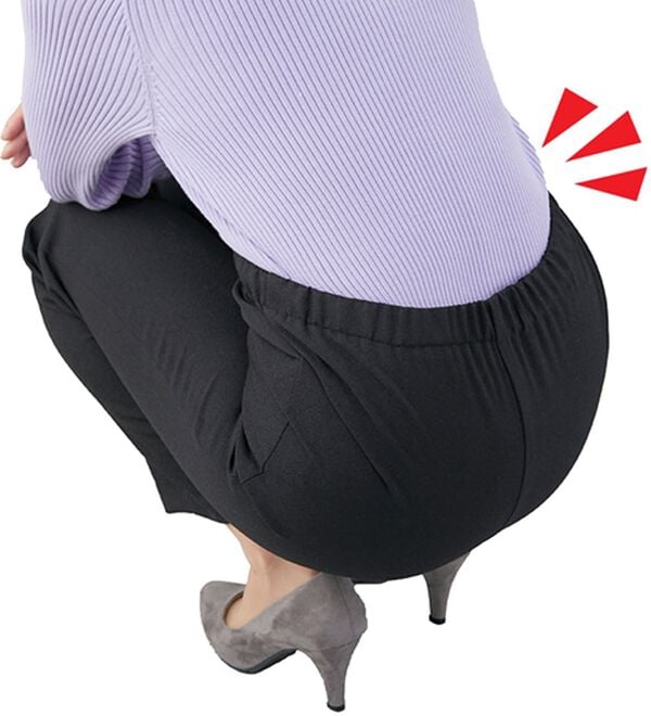 「日本製お手入れ簡単総ゴムパンツ（フルレングスパンツ）」｜詳細画像