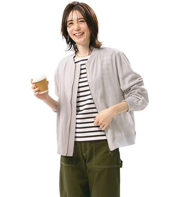 ルフラン（ルフラン）の「軽量ダブルガーゼブルゾン（ブルゾン）」｜詳細画像