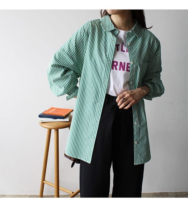 GeeRA（ジーラ）の「アソート柄オーバーサイズシャツ（シャツ）」｜詳細画像