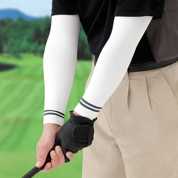 「涼感ＵＶ着圧アームサポーター２色組（サポーター・肩腰膝ケア）」｜詳細画像