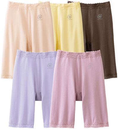 「【５色組】【ハナマル】吸水パッド専用ショーツ３分丈（ショーツ）」