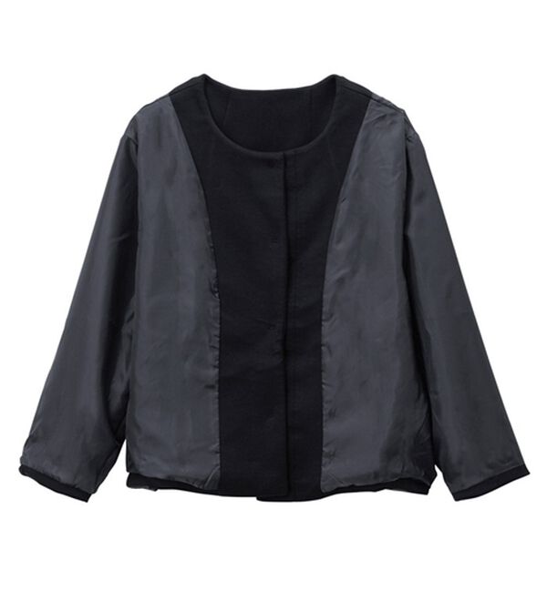 RANAN（ラナン）の「異素材使いブルゾン（ブルゾン）」｜詳細画像