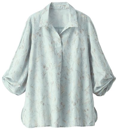 BELLUNA（ベルーナ）の「【快適Ｌａｂ．】イージーケア！袖タックスキッパーブラウス（ブラウス）」