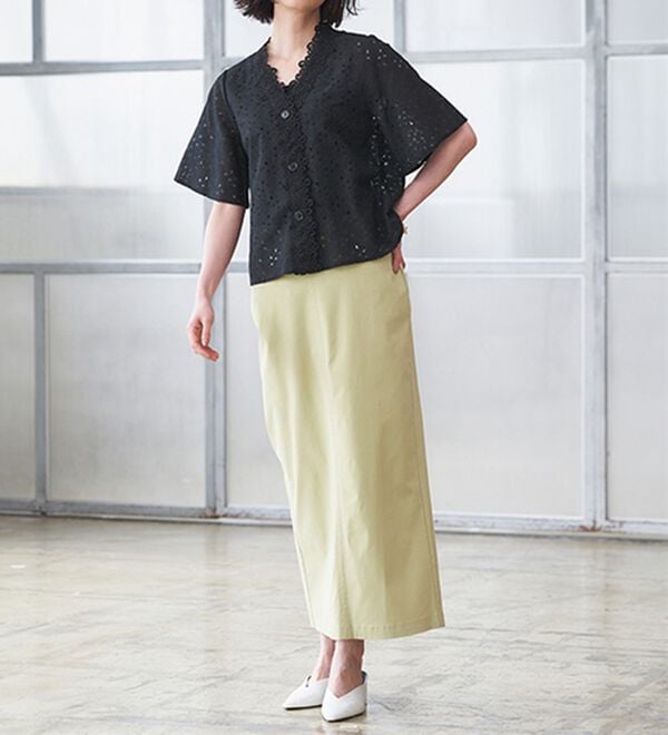 RANAN（ラナン）の「レースコンビブラウス（ブラウス）」｜詳細画像