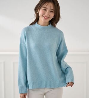 BELLUNA（ベルーナ）の「ウール調ショート丈ニットプルオーバー（ニット・セーター）」｜詳細画像