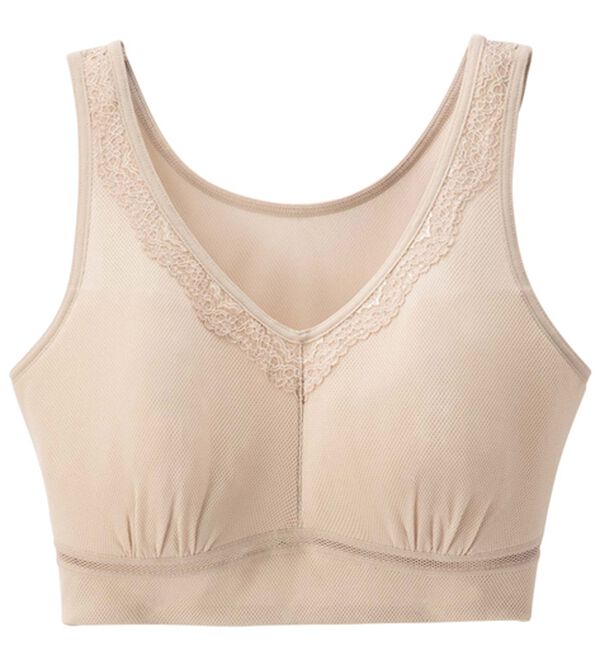 LAVIENNE（ラヴィエンヌ）の「【３色組】さらさらメッシュの快適ブラ（ブラジャー）」｜詳細画像