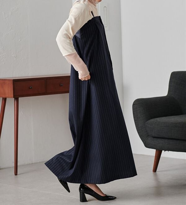 RANAN（ラナン）の「異素材デザインキャミワンピ（その他ワンピース）」｜詳細画像