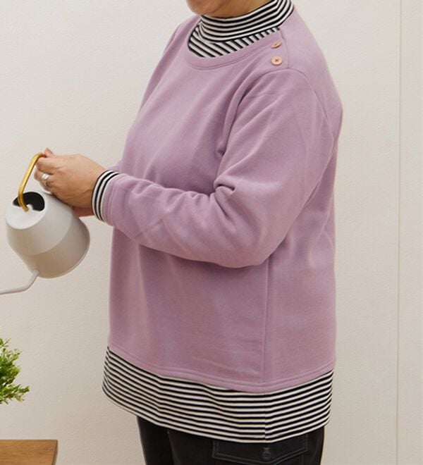 ルフラン（ルフラン）の「【４色組】手抜きに見せないお洒落なプルオーバー（カットソー）」｜詳細画像